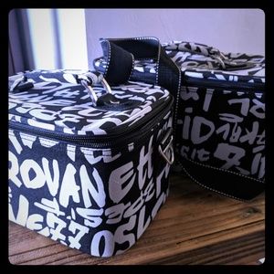 EUC travel cosmetic/vanity cases